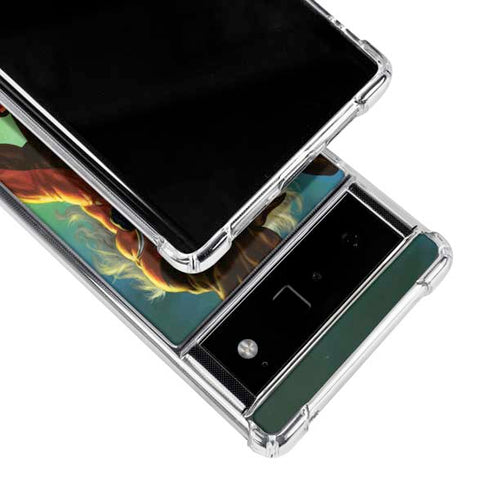 Marvel X-Men Wolverine Vs Sabretooth Google Pixel 6 Clear Case